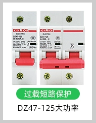 Công tắc Delixi DZ47SLE 1234P + N 10 16 2025 32405063A có bộ bảo vệ rò rỉ át 3 pha 100a cb chống sét