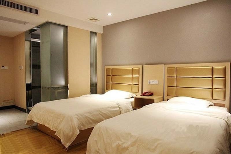 Set as a quick hotel style full set Soft bag Guesthouse Bed Hostel apartment Room Furniture With Cushions Backplate Screen-Taobao