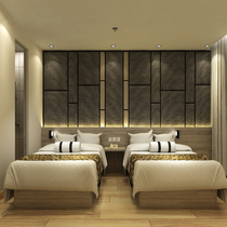 Business hotel furniture standard room full hotel room rental house single bed custom B & B 1 2 m bed
