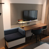 Beijing Hotel Hotel Board B & B theme hotel TV cabinet soft bag luggage cabinet with drawer writing desk table