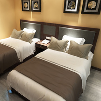 Hotel special bed furniture 1 8 m double bed apartment room 1 2 m standard room soft bag bedside