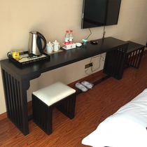 Batch new Chinese style hotel hotel guest room spray paint furniture high and low computer desk luggage rack TV cabinet