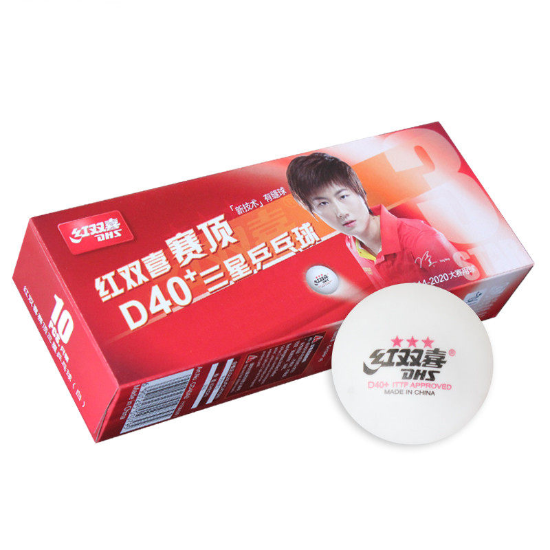  DHS Red Double Joy Racing Top D40 New Material With Sewn Balls 3 Stars Table Tennis Contest