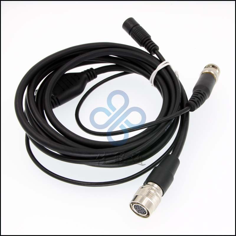 Connex CCD camera one out two transmission line Guangse 12-core HR10A-10P-12S turn BNC DC head