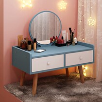 Floating window dressing table storage cabinet integrated bedroom Net Red single multi-function small makeup table with mirror simple