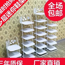 Mini Doorway Shoe Rack Economy Type Simple Living Room Small Size Small Iron Art Multilayer Bedroom With Slippers Shoe Cabinet