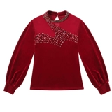 Демисезонный бархатный лонгслив, костюм, осенний сезон