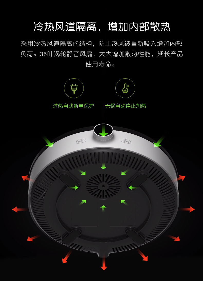 MIJIA / 家 Đồng hồ cảm ứng gia đình đồng hồ gia đình phiên bản thanh niên thông minh chính xác kiểm soát nhiệt độ kê chính hãng bếp cảm ứng chính hãng - Bếp cảm ứng bep tu bosch