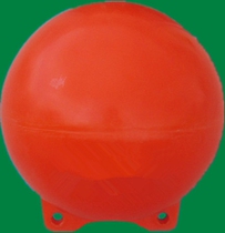 Marine floating ball buoy floating lake water surface fairway warning sign large floating drift diameter 80 cm plastic floating ball