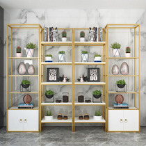 Nordic cosmetics with cabinet shelf display cabinet Beauty salon product shelf Store product shelf Multi-layer display cabinet