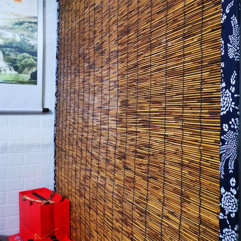 Wall Decorative Partition Grass curtain Reed Curtain Covered Side Grass Choreographer Curtain Door Curtain reed Reed Curtain thermal insulation live background