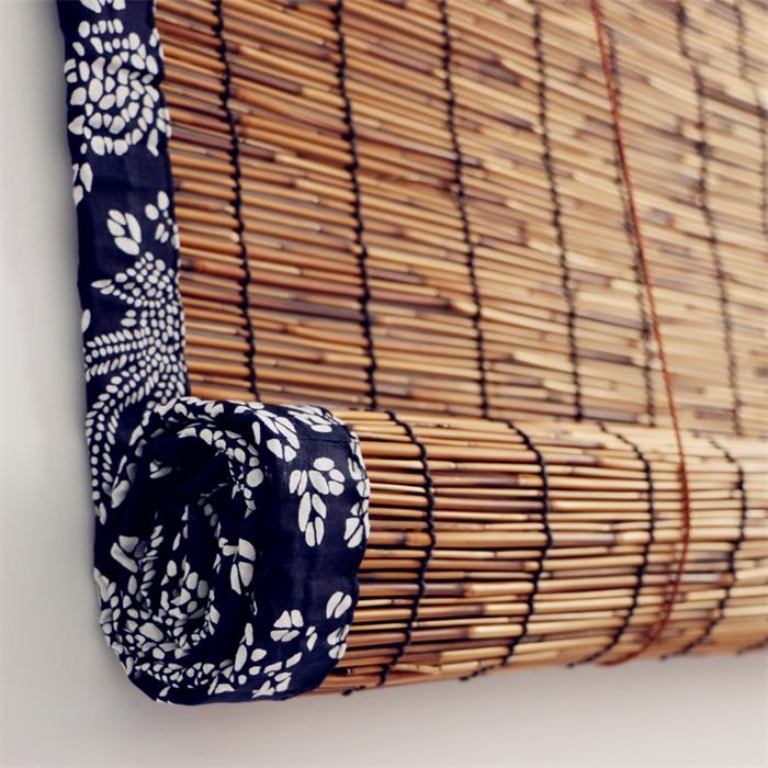 Reed curtain straw woven decoration sunshade retro edge Zen Grass Curtain pastoral farm music bamboo curtain curtain