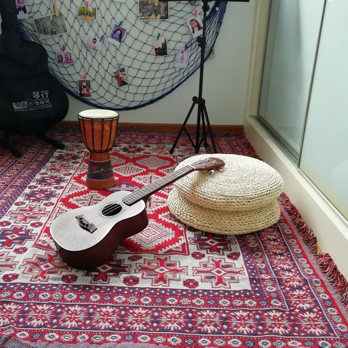 Rơm tatami futon đệm thiền đệm pad chơi cửa sổ tròn và dày rơm nệm cám ngô Po - Ghế đệm / đệm Sofa đệm ghế gỗ phòng khách