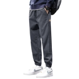 Осенние демисезонные джинсы, флисовые штаны для отдыха, оверсайз, свободный крой