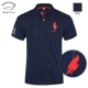 Shark 2018 mới ngắn tay màu rắn POLO áo sơ mi nam giản dị Áo sơ mi polo mùa hè kinh doanh áo thun nam