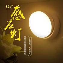 Night light led human body automatic sensing home corridor corridor bedroom bedside stairs intelligent light bulb