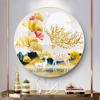 2021 5d Full Diamond New Diamond Painting Living Room Light Luxury Ginkgo Leaf Hair Rich Dot Dot Diamon