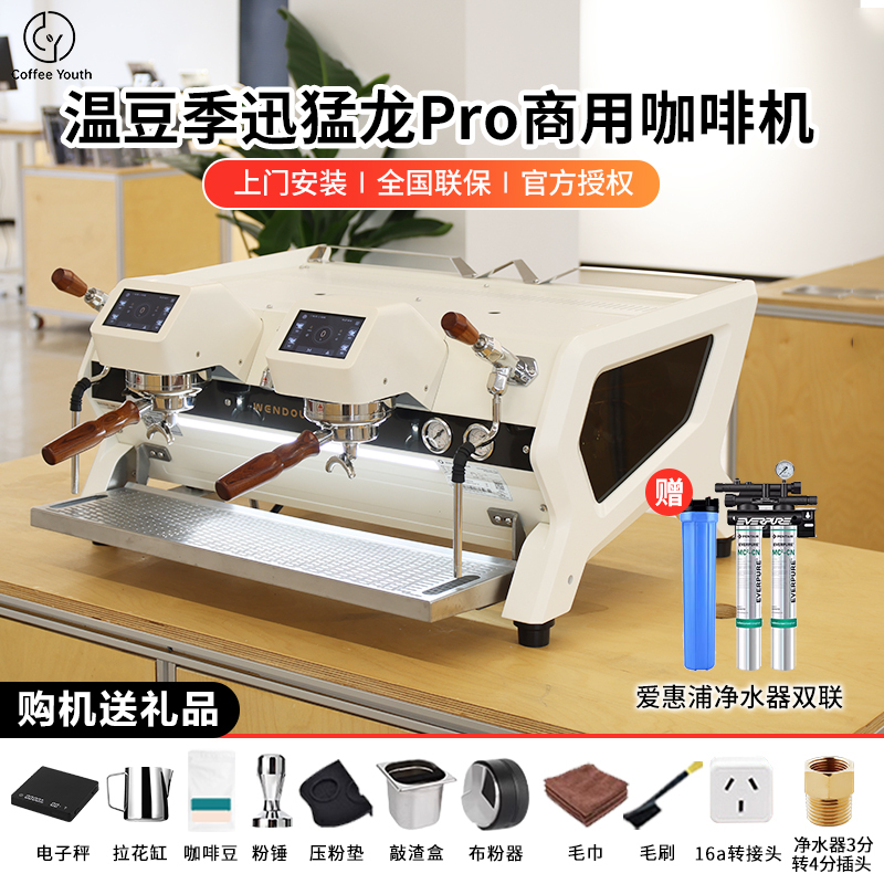 Wendougee Wen Dou Season Velociraptor Pro Coffee Machine Italian Semi-Automatic Commercial Dual-Head Electric Control Sdragon