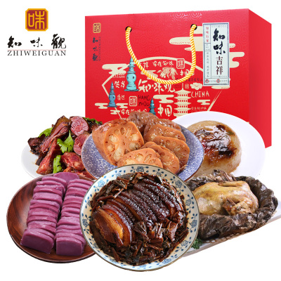 知味观吉祥年货礼盒 杭州特产八宝饭大礼包盒