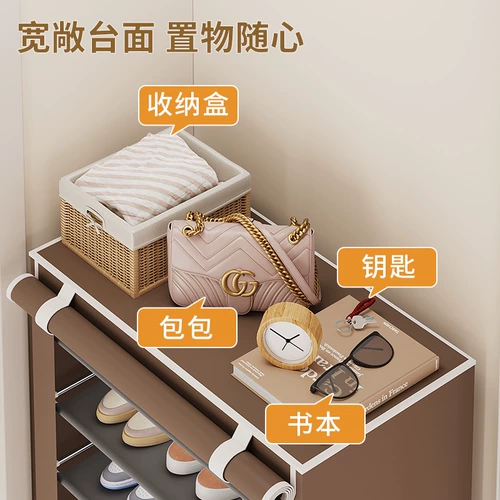 Стеллажа для обуви простая многослойная пылеятная -надежная домашняя сборочная экономика на основе оборудования.