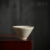 Green porcelain Wu Junquan Artisanal Tea Tea Tasting Cup Biography of the Gothic Kiln Owners Cup of Ink Tattoog Cup of Tea