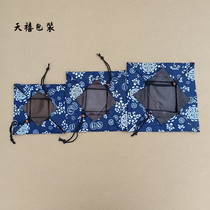 Zisha pot brocade bag teapot gift bag Jianzhan brocade bag burlap bag Wenwan porcelain cup brocade bag factory price direct sale