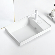 Taichung basin semi-embedded wash basin hidden side drainage Taiwan controlled water household wash basin balcony wash basin
