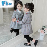 2020 Hàn Quốc phiên bản của trẻ em lớn mùa xuân và mùa thu mới áo khoác áo gió dương cô gái của thời trang cardigan Hàn Quốc phiên bản của quần áo trẻ em bình thường của.