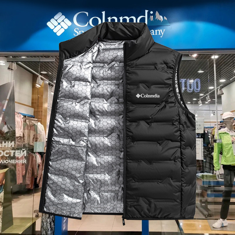 Colombia 26 Autumn/Winter down Vest for Men and Women, Graphene Thermal Vest, Large Size, Lightweight Couple's Vest Jacket