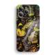 Yellow Mountain Road Sunset Art Landscape Illustration Phone Case for iPhone 17, 16, 15, 14, 13 and 12