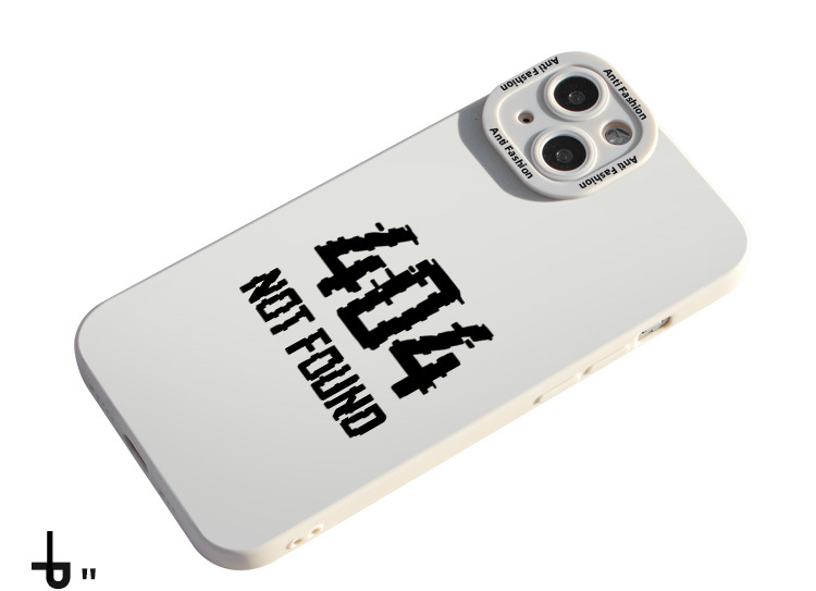 404 Not Found New Matte Silicone TPU 14, 13, 12 iPhone Case
