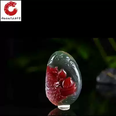 Natural Alashan agate twelve zodiac carved natural mouse cow Tiger Rabbit Dragon Snake Horse Sheep Monkey chicken dog pig pendant