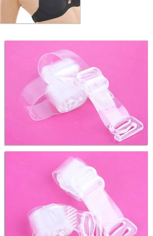 Full 9 nhân dân tệ đồ lót vô hình chống trượt liền mạch áo ngực với áo trong suốt mờ cộng với điều chỉnh trở lại băng thông rộng Hoa Kỳ