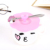 Full 9 nhân dân tệ vận chuyển tình yêu phổ biến rò rỉ silicone con dấu đào trái tim bụi cốc cốc nắp clip muỗng bình giữ nhiệt có nhiệt độ Tách