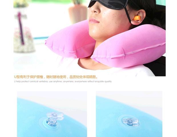 Full 9 nhân dân tệ vận chuyển thời trang giải trí sáng tạo du lịch gối bơm hơi gối hình chữ U gối cổ tử cung gối cao su u hình gối gối kê cổ