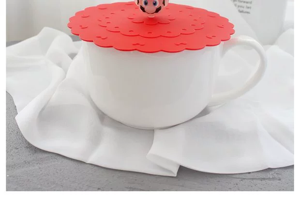 Đầy đủ 9 nhân dân tệ vận chuyển lớn 15cm bảo vệ môi trường silicone phổ cốc chống bụi niêm phong chống thấm niêm phong nắp nắp bát nắp nắp cốc bình giữ nhiệt lock and lock