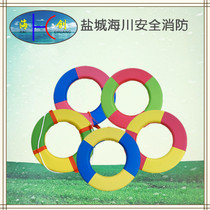 Lifebuoy EVA colored foam lifebuoy swimming circle big buoyant adult children manufacturer