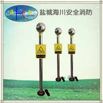 The human electrostatic relever releases the ball antistatic column
