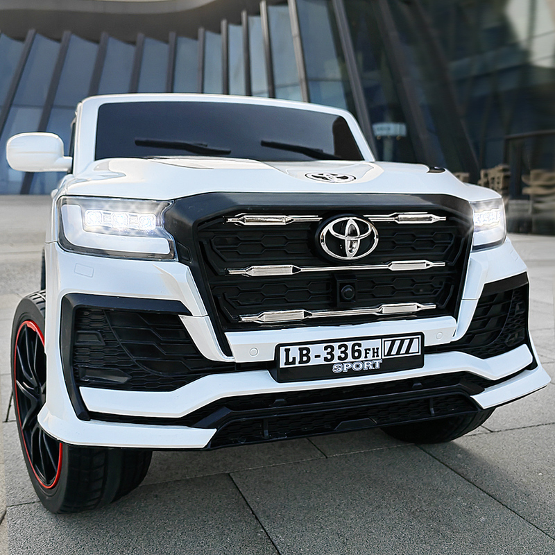 Toyota Children's Electric Car, Four-Wheel Off-Road Vehicle, Toy Car for Babies, Can Accommodate Adults, Remote Control for Boys and Girls, Suitable for 6-Year-Old Children