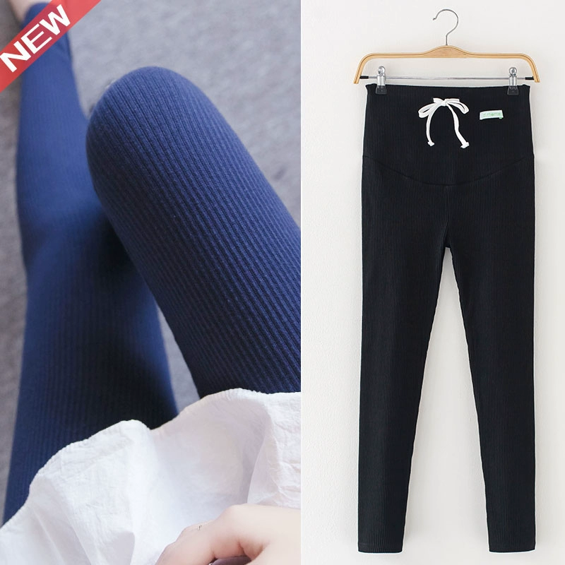 Quần legging cho bà bầu mùa xuân và mùa thu Mặc quần cho bà bầu Quần áo cho bà bầu - Phụ nữ mang thai quần / quần bụng