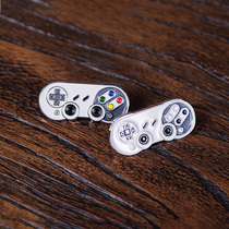 8Bitdo Eight hall SF30 Pro SN30 Pro handle alloy commemorative brooch for men and women gift small badge