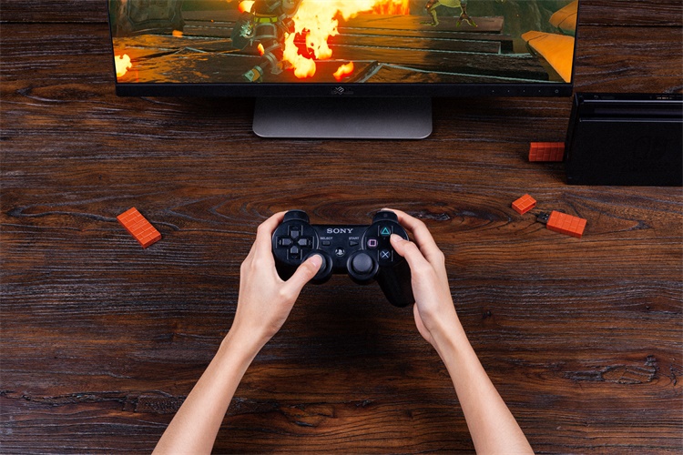 Tám máy thu USB không dây Bluetooth Máy tính Raspberry Pi NSwitch Máy trò chơi PS34 Xử lý chuyển đổi phụ kiện chơi game pubg mobile