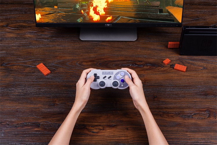 Tám máy thu USB không dây Bluetooth Máy tính Raspberry Pi NSwitch Máy trò chơi PS34 Xử lý chuyển đổi phụ kiện chơi game pubg mobile
