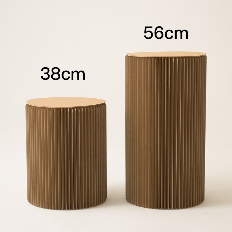 Folding paper stool telescopic wind violin style retro function Multi-color clothing shop for changing shoes stool white cushion bar stool pier