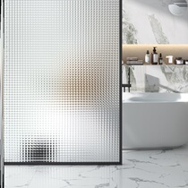 Changhong glass film electrostatic privacy toilet door sliding door shower room Changhong pattern privacy film bathroom door