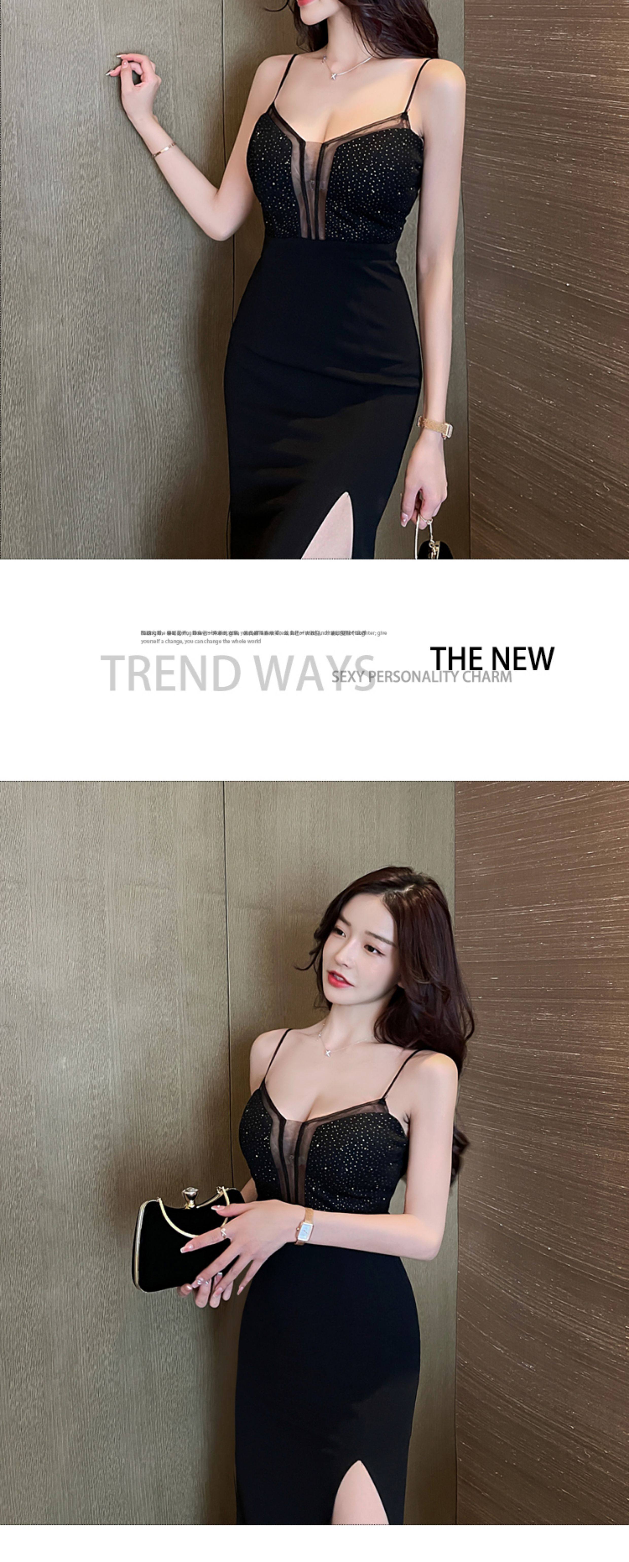 Сексуальная весенняя длинная юбка, вечернее платье, V-образный вырез, облегающий крой    