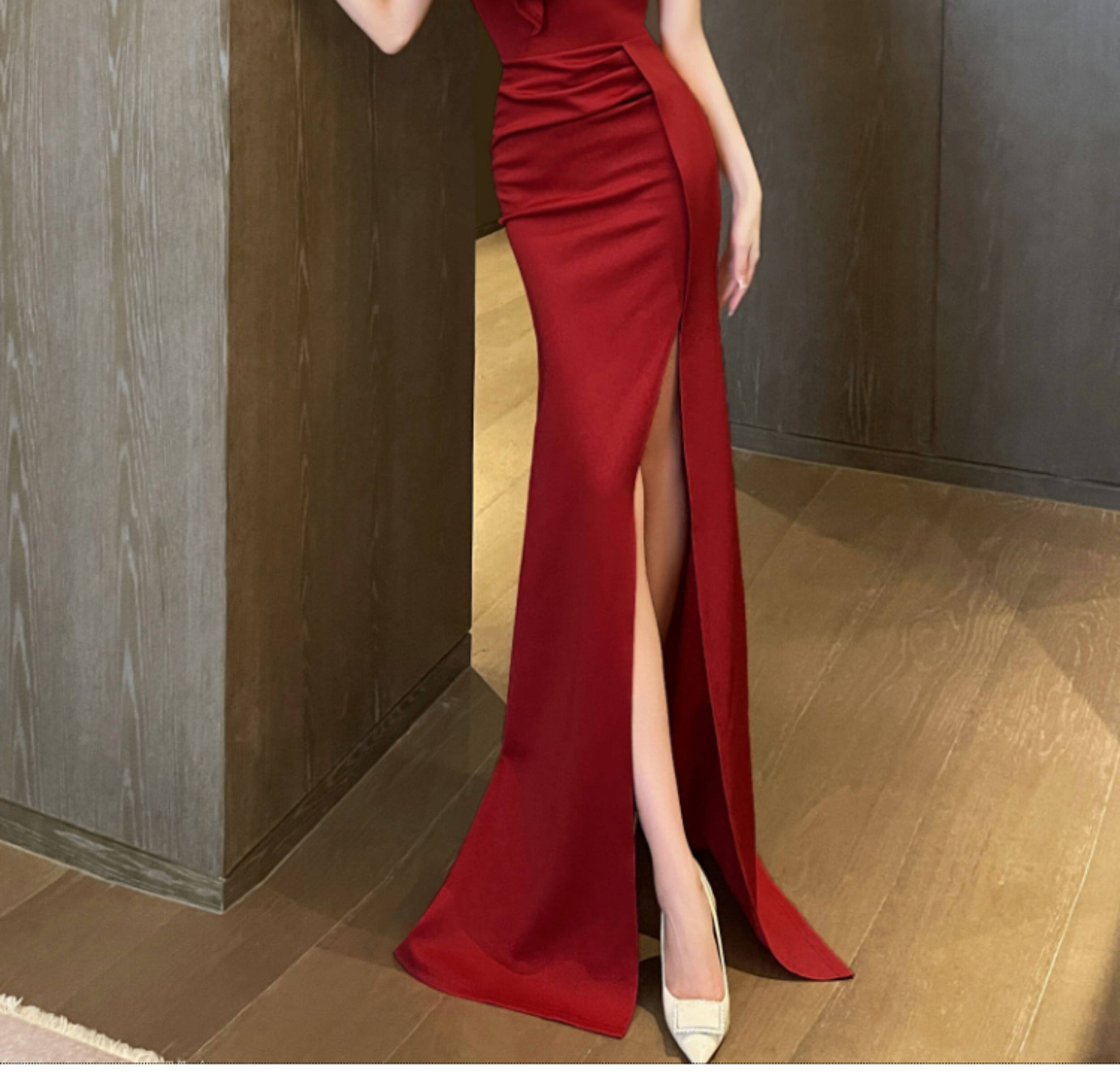 Вечернее платье, сумка на одно плечо, коктейльный банкетный корсет, длинная юбка, премиум класс, крой «рыбий хвост» 