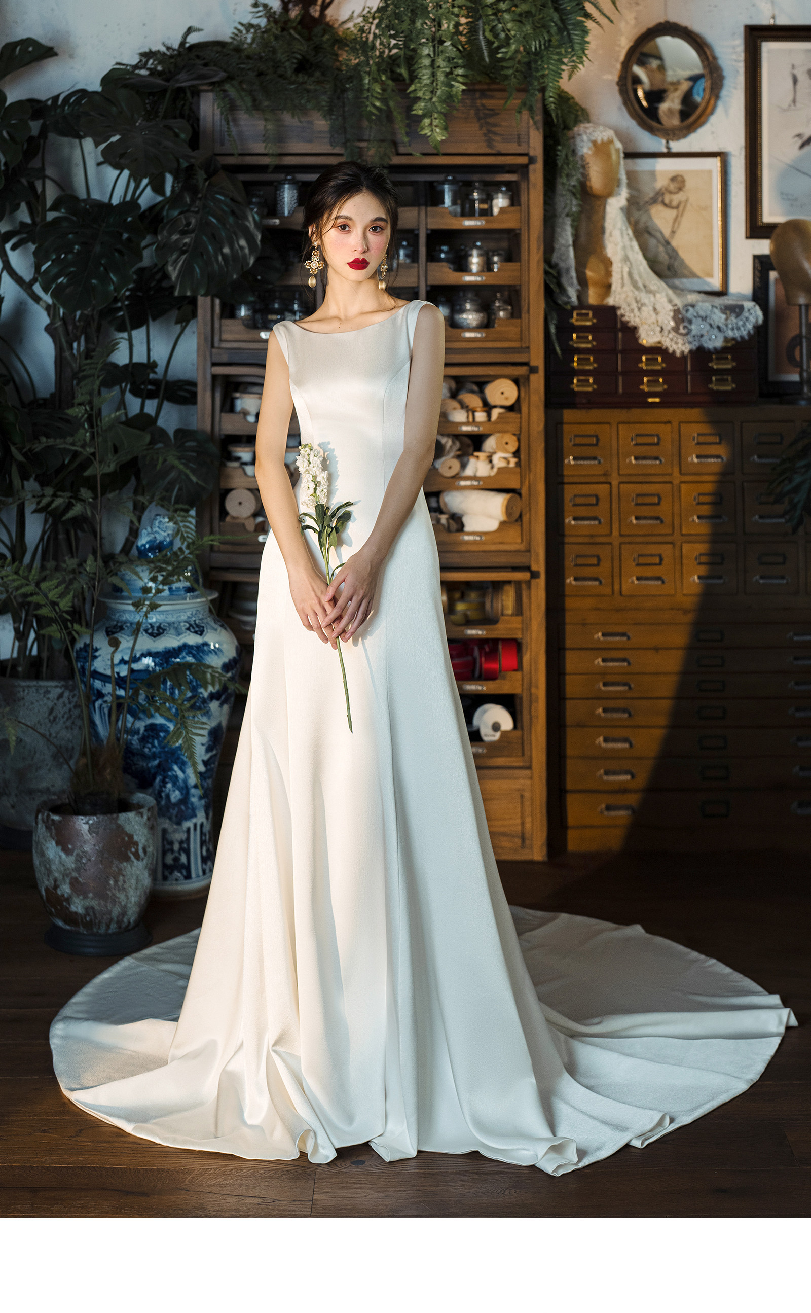 Элегантное белое свадебное платье для невесты, длинная юбка, французский стиль, крой «рыбий хвост», с открытой спиной, открытые плечи 
