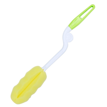 Bottle cleaning brush sponge nipple cleaning brush newborn baby special bottle washing bottle rinse portable set artifact