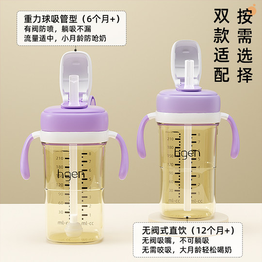 Suitable for Hegen Baby Bottles, Direct Drinking Straw Accessories, Straw Gravity Ball, Learning Drinking Cup Lid, Direct Drinking Lid, Water Cup